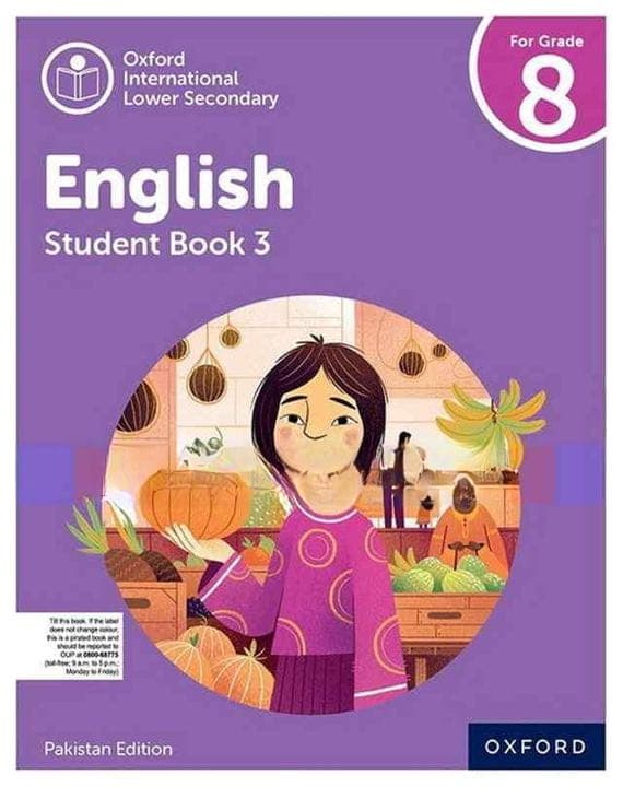 Oxford International Lower Secondary English Student Book 3 for Grade 8 — front cover
