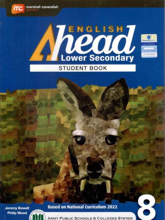 Aps English Ahead Lower Secondary Student Book 8 — front cover