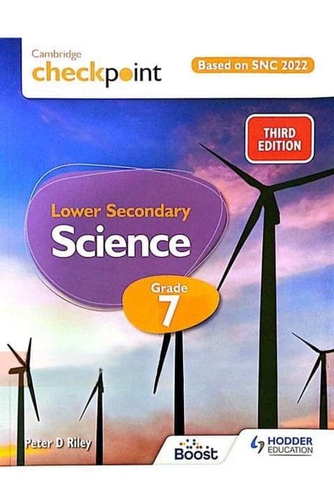 Cambridge Checkpoint Lower Secondary Science Book 7 3ED — front cover