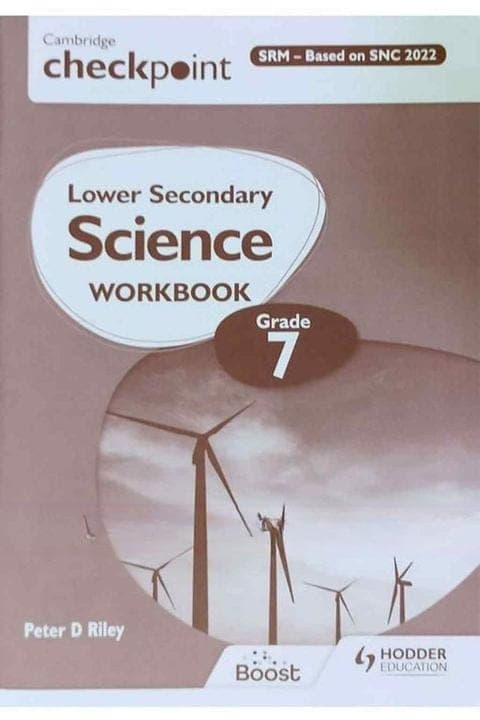 Cambridge Checkpoint Lower Secondary Science Workbook 7 * — front cover