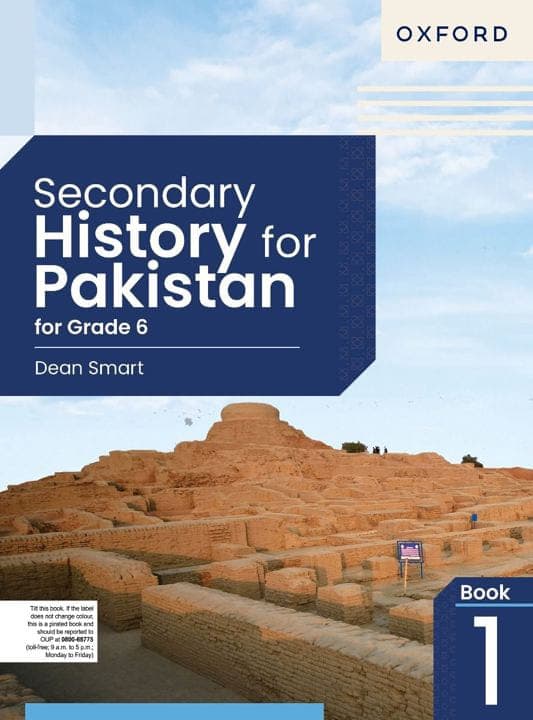 Oxford Secondary History for Pakisatn for Grade 6 Book 1 — front cover