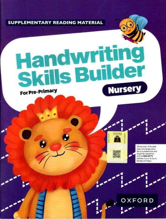 Oxford Handwriting Skills Builder Nursery — front cover