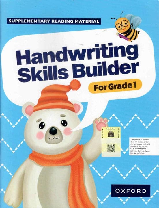 Oxford Handwriting Skills Builder for Grade 1 — front cover