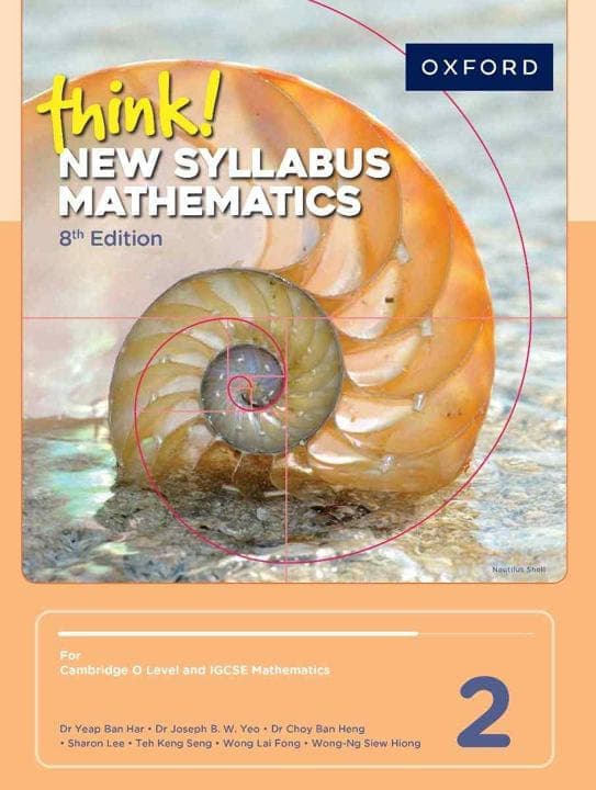 Oxford Think! New Syllabus Mathematics 2 (8TH Edition) — front cover