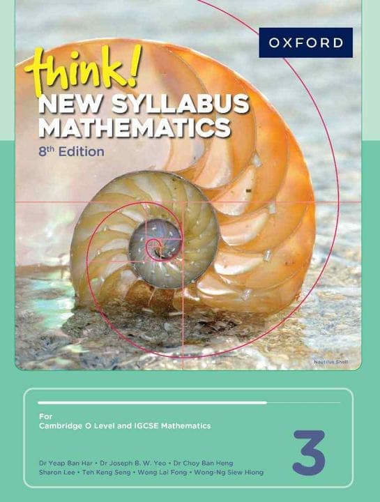 Oxford Think! New Syllabus Mathematics 3 (8TH Edition) — front cover