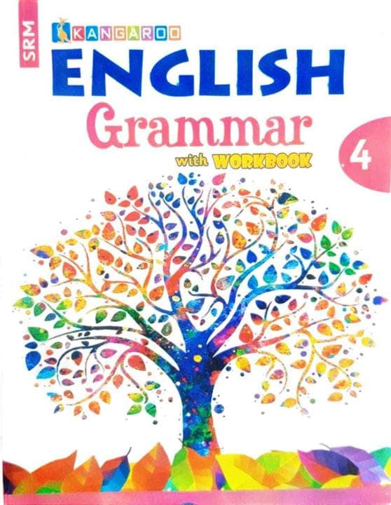 Kangaroo English Grammar with Workbook Class 4 — front cover